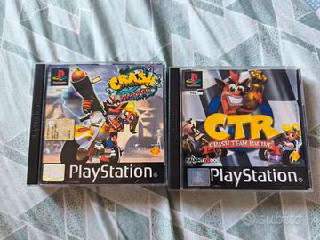 Crash Bandicoot 3 + CTR lotto giochi PS1 PSX ITA