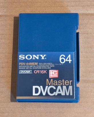 Cassetta DVCAM Sony 64 Master