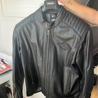 Giubbotto pelle moto Ducati