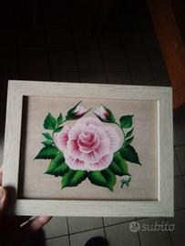 QUADRI FIORI DIPINTI A MANO