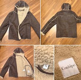 Conbipel Parka Marrone effetto pelle tg 46/S