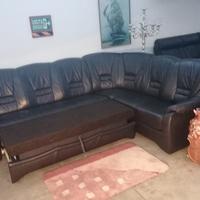 DIVANO LETTO angolare in pelle ! CONSEGNA