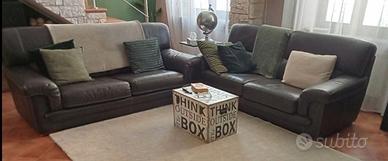 Divani vera pelle prezzo abbassato