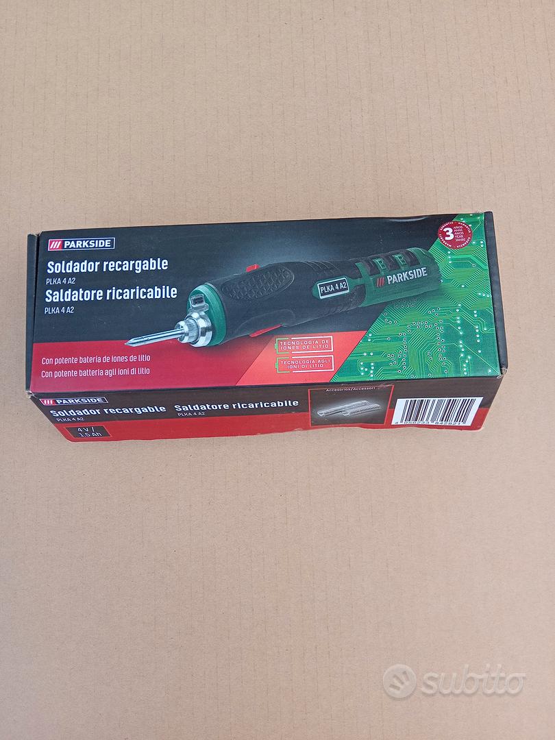 Saldatore A Batteria USB Ricaricabile - Temperatura Regolabile 200-450&deg;C, 3 Punte, Senza Fili, Professionale