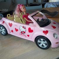 Maggiolino cabrio di hello kitty