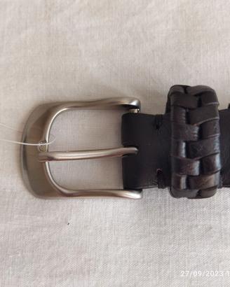 CINTURA IN PELLE DA UOMO MARCA SISLEY