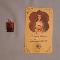 Medaglietta Santa Rita reliquia santino