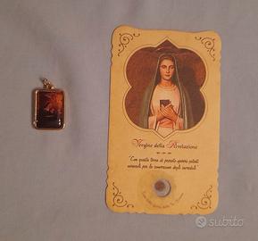 Medaglietta Santa Rita reliquia santino