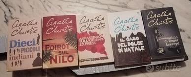 Lotto 5 libri gialli Agatha Christie