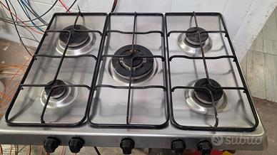 piano cottura indesit 5 fuochi