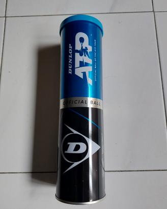 Lattina 4 palline da tennis Dunlop