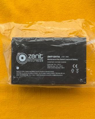 Batteria Zenit 12V NUOVA per allarme