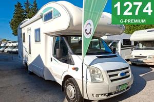 CAMPER RIMOR FORD MANSARDATO 7 POSTI DOPPIA DINETT