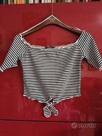 top Bershka con cartellino tg M