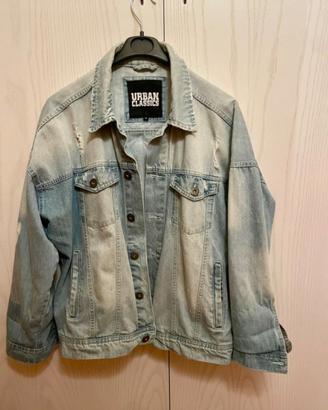 Urban Classics giacca di jeans oversize unisex den