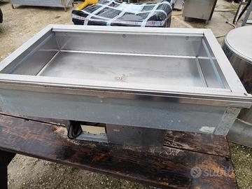 vasca in acciaio coibentata refrigerata da incasso