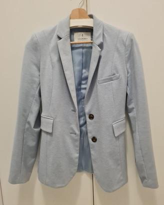 Blazer giacca elegante donna celeste pastello
