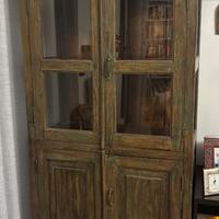 Vetrinetta indiana in teak