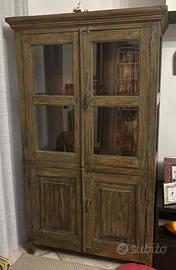 Vetrinetta indiana in teak