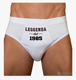 Slip uomo compleanno 40 anni - leggenda dal 1985
