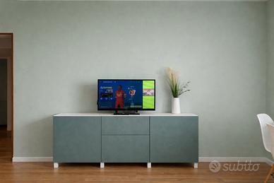 Mobile IKEA da soggiorno bianco / verde marino – T