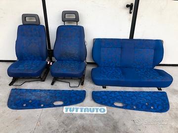 Sedili Fiat 600 2000 stoffa blu chiaro