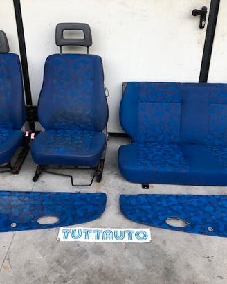 Sedili Fiat 600 2000 stoffa blu chiaro