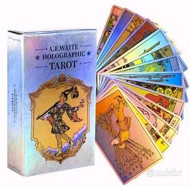 Mazzo di carte Rider Waite olografico 