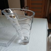 centro tavola o portafiori in cristallo di boemia 