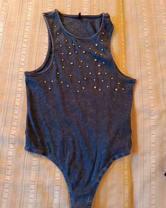 body color jeans con strass