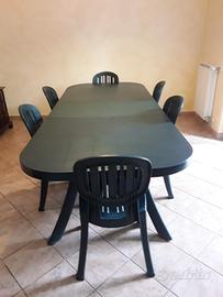 Tavolo esterno Nardi da 6 a 10 posti. Come nuovo