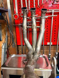 Collettori Triumph 765 moto2 675 Daytona