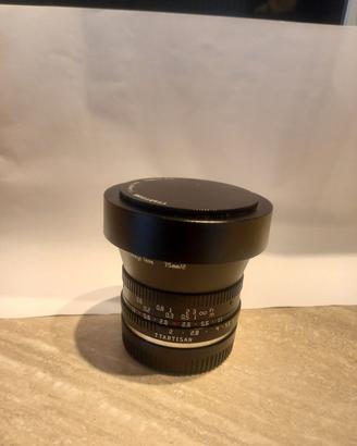 Obiettivo TTartisan fisheye 7,5mm f2 