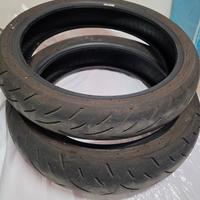 Coppia gomme moto.