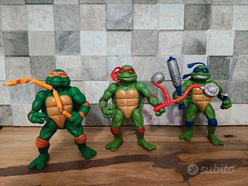 lotto 3 action figure ninja turtles 