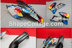 KIT PLASTICHE KTM EXC 125 1998 2002 SX 125 1999 20