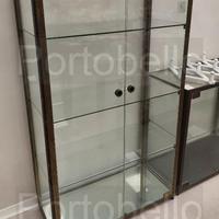 Codice: 8959 VETRINA VINTAGE STRUTTURA IN OTTONE
