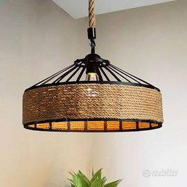 Lampadario sospensione stile industriale