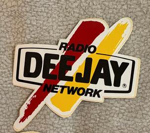 Adesivo raro ufficiale RADIO DEEJAY NETWORK(1982)