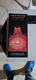 2 lampade touch crystal