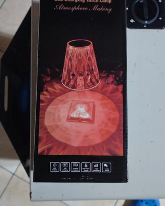 2 lampade touch crystal
