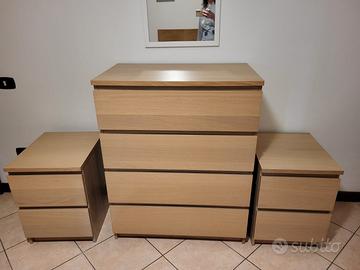 Cassettiera e comodini