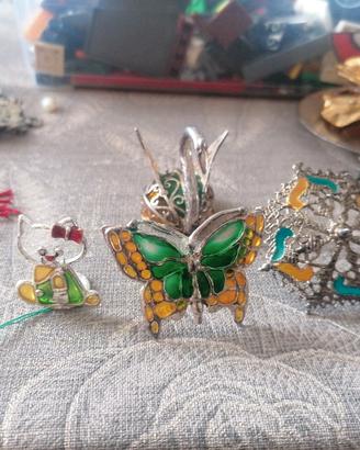 soprammobili vintage in argento 800 - collezione