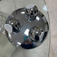 Faretto da soffitto cromato " a 3 occhi