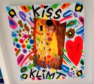 Kiss Klimt. Bruno Donzelli. Opera incorniciata 