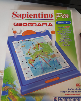 Sapientino GEOGRAFIA PIÙ Clementoni