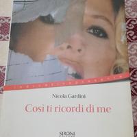 Libro "Così ti ricordi di me" 