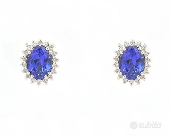 Orecchini con tanzanite 2,77 carati