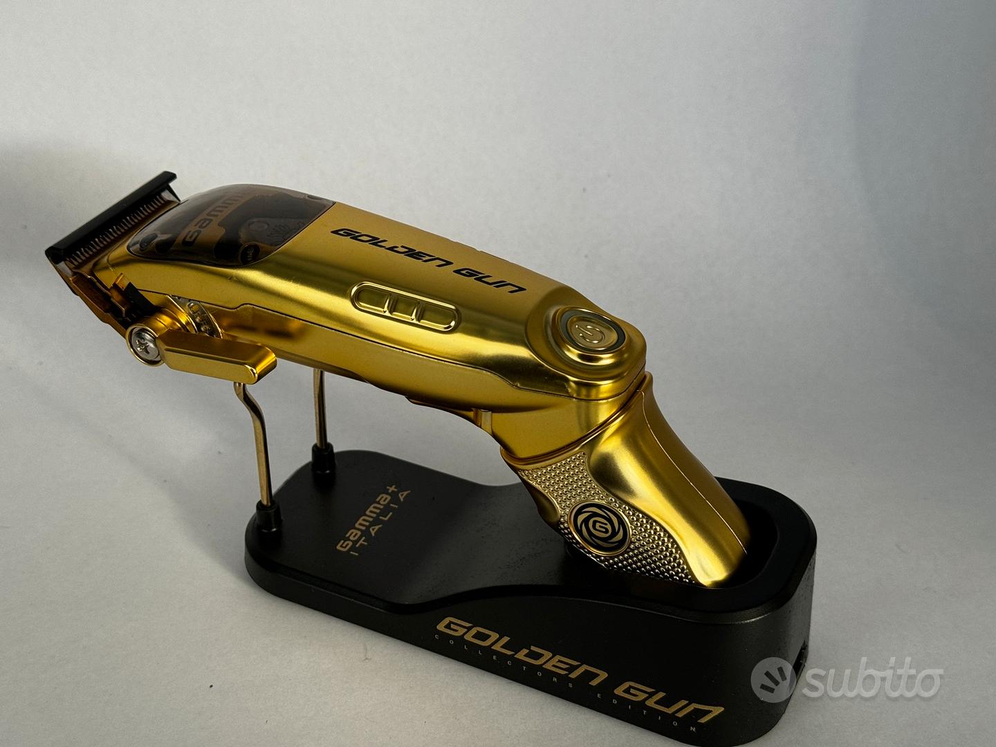 Tagliacapelli macchinetta per capelli Gamma+ Golden Gun Clipper