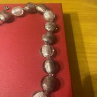Girocollo con perle in vetro di Murano